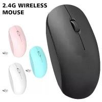ราคา เมาส์ไร้สายสำหรับคอมพิวเตอร์ พีซี แล็ปท็อป ไอแพด แท็บเล็ต 2.4GHZ WIFI เมาส์สำนักงานแบบเรียบง่าย แบตเตอรี่ทนทาน (1734963204502095084)