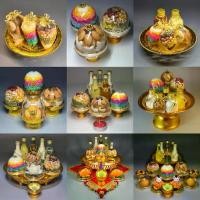 ราคา เครื่องประดับวัฒนธรรม/พระเครื่อง9 ชุดไหว้พรีเมียมมินิ พระพิฆเนศ พระแม่อุมาเทวี พระแม่ลักษมี | เครื่องบูชาจิ๋ว (1735009641630238482)