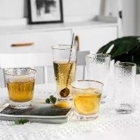 ราคา แก้ววิสกี้ใส ค็อกเทล มาร์ตินี่ขอบทอง Clear Whiskey Glasses, Cocktails, Gold-Rimmed Martini Glasses (1734539925731050868)