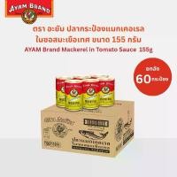 ราคา อะยัม ปลากระป๋องแมกเคอเรลในซอสมะเขือเทศ 155 กรัม (ยกลัง 60 กระป๋อง) (1731019358187456731)
