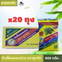 ราคา (ยกลัง)หัวเชื้อดองมะม่วง ตราลูกท้อ 600กรัม สูตรหวานกรอบ บรรจุ 20ถุง (1735079099589559424)