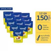 ราคา [12 ถุง] Equal Gold อิควล โกลด์ ผลิตภัณฑ์ให้ความหวานแทนน้ำตาล ขนาด 150 กรัม 0 แคลอรี (1734151059018777800)