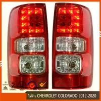 ราคา โคโลราโด LEDไฟท้าย Colorado โคมไฟท้าย ไฟLED Tail Light for Chevrolet 2012-2020(รวมถึงหลอดไฟและชุดสายไฟ) (1735396442995721582)
