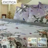 ราคา [พร้อมส่ง] ชุดผ้าปูที่นอนเข้ามุมพร้อมปลอกหมอน Exotica ลายโคโลญจน์ ขนาดที่นอน 6 ฟุต / 5 ฟุต / 3.5 ฟุต (ผ้าปูที่นอน, ปลอกหมอน) (1735520033538802689)