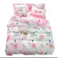 ราคา ผ้าปูที่นอน ผ้าปูที่นอน 6 ชิ้น (มีผ้าห่มนวม) ส่งไวมากๆ *ผ้าCotton 100%* ชุดที่นอน (1734207769171953260)