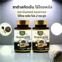 ราคา ( 2 กระปุก ) ไร่ไทย งาดำ น้ำมันงาดำ ผสม คอลลาเจน เซซามิน งาดำ ไร่ไทย พลัส (1734540643940468443)