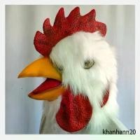 ราคา ขายดี ชื่อผลิตภัณฑ์ใหม่ใน : หน้ากากยางไก่ขาวคอสเพลย์ระดับพรีเมียม I กักข้อมูลแกนกลาง: ใบหน้า (1735436040763704427)