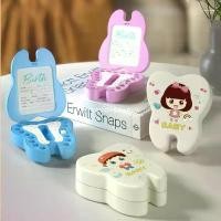 ราคา กล่องเก็บฟันน้ำนมเด็ก กล่องเก็บฟัน ผม สายสะดือ กล่องเก็บฟันน้ำนมสำหรับทารกและเด็กเล็ก กล่องเก็บฟันน้ำนม กล่องที่ระลึก (1733268447685609047)
