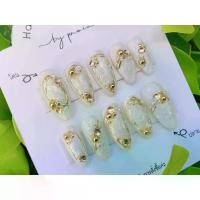 ราคา COD เล็บปลอม สีเจลแท้100% เล็บปลอมเจลแท้ สีมุก เล็บเจล เล็บปลอม เล็บปลอมสวยเล็บปลอมยาวแหลม (1734880051639977719)