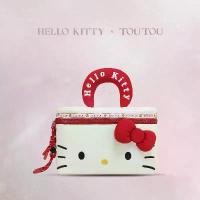 ราคา กระเป๋าเครื่องสำอาง Hello Kitty × TOU TOU ลดราคาพิเศษ / กระเป๋าเครื่องสำอางลิขสิทธิ์แท้ Hello Kitty 100% กระเป๋าเก็บขอ (1734730909152740695)
