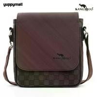 ราคา กระเป๋าสะพายข้างจิงโจ้ Kangaroo หนัง PU แฟชั่นลายตาราง พร้อมส่งจากไทย #A137 เป้ ใบ ใหญ่ (1734517385729770938)