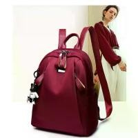 ราคา ส่งฟรี!! 02 กระเป๋าเป้ผู้หญิงสะพายหลัง กระเป๋าสะพายหลังสีดำ เป้ ใบ ใหญ่ (1734517207829349926)
