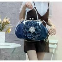 ราคา กระเป๋ายีนส์***ดอกไม้*** COD (1735495720029685248)