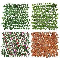 ราคา รั้วพลาสติกใบไม้สีเขียวเทียมขายดีใหม่ ดอกไม้ปลอม ตกแต่งรั้วไม้เนื้อแข็ง ลานบ้าน รั้วไม้ปรับได้ ปรับแต่งได้ (1733689437538452837)