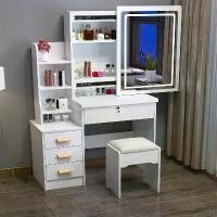 ราคา [ส่งฟรี] OD โต๊ะเครื่องแป้ง โต๊ะแต่งหน้า โต๊ะเครื่องแป้งไม้ รุ่น H 5601-H 5603 h5 (1733802661370234643)