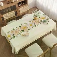 ราคา VITAHOEM ผ้าปูโต๊ะอาหาร PVC สำหรับโต๊ะ 6–8 ที่นั่ง กันน้ำและกันน้ำมัน | ผ้าปูโต๊ะกันน้ำ/กันน้ำมัน | สไตล์ชนบท/สไตล์อเมริกัน | เหมาะสำหรับร้านอาหาร ห้องประชุม โต๊ะกาแฟ และบ้าน (1735435063863248877)
