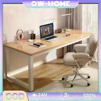ราคา 【50%OFF】OW โต๊ะคอมพิวเตอร์ โต๊ะทำงาน โต๊ะเขียนหนังสือ โต๊ะเรียน โต๊ะอาหาร 80/100/120/140cm โต๊ะคอมพิวเตอร์ สีเหลือง / ขาว / ดำ / น้ำตาล / สีไม้ โต๊ะคอมพิวเตอร์ สไตล์โมเดิร์น โต๊ะ (1734032587496523381)