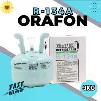 ราคา น้ำยาแอร์ R134a ยี่ห้อ Orafon ถังพร้อมน้ำยาบรรจุ 3KG.(ไม่รวมนน.ถัง) (1734480042745693487)