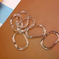 ราคา ตะขอแขวนม่านรูปตัว C แบบใหม่ ตะขอแขวนม่านประตูพลาสติกใส ตะขอ DIY ห้องน้ำ ขายส่งโดยตรงจากผู้ผลิต (1734804725784283033)