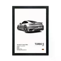 ราคา ภาพวาด, ศิลปะบนผนัง, โปสเตอร์รถสปอร์ตสุดหรูสีขาว, กรอบรูปสีดำ, ขนาด A4, 21x30CM, พิมพ์ผ้าใบ, ภาพตกแต่งบ้าน (1731996439997483927)