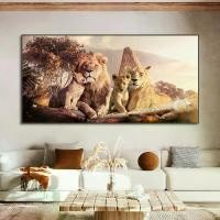 ราคา ภาพวาดสีน้ำมันครอบครัวสิงโตสัตว์ป่า, สไตล์นอร์ดิก, พิมพ์ลาย, ศิลปะบนผนัง, ภาพสัตว์, สำหรับห้องนั่งเล่นและของตกแต่งบ้าน, ไม่มีกรอบ (1732338358903604429)