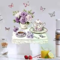 ราคา สติ๊กเกอร์ติดผนังลายแก้วกาแฟดอกไม้สีม่วง รุ่นใหม่ Jushan FC1595 ปี 2025 สามารถลอกออกได้ พร้อมจัดส่งข้ามพรมแดน| วอลเปเปอร์| สติกเกอร์ติดผนัง| วอลล์เปเปอร์ Cortis 3D| (1735542769963599175)