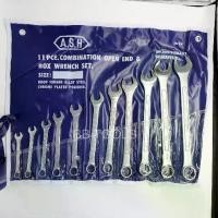 ราคา ASAHI ชุดแหวนข้าง 11ชิ้น เบอร์หุน 3/8"-1" ชุดประแจ ประแจชุด ชุดเครื่องมือ ชุดแหวนข้างปากตายข้าง ตัว MADE IN JAPAN (1734850102122219431)