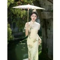 ราคา กี่เพ้า จีน สวย ผู้หญิง กี่เพ้า ปรับปรุง กี่เพ้า หนุ่ม เรียบหรู ระดับไฮเอนด์ ชุดใหม่ จีนใหม่ แชมเปญ ย้อนยุค กี่เพ้า กางเกงหวานและสด กี่เพ้า Women Lady (1730901078262320074)