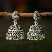 ราคา ต่างหูพู่กระดิ่งสตรี, ชนเผ่า Afghan โบราณ, หยดน้ำแกะสลัก, Oorbellen Pendientes Mujer, เครื่องประดับ Jhumka อินเดีย, เครื่องประดับ, สำหรับผู้หญิง (1731766401554286042)