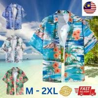 ราคา 1 ชิ้น เสื้อยืดชายหาด ฮาวาย ญี่ปุ่น เสื้อยืดแขนสั้นผู้ชาย เสื้อเชิ้ตดอกไม้ชายหาด เสื้อเชิ้ตสั้นย้อนยุค เสื้อฮาวาย (1734195539466290249)