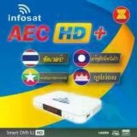 ราคา INFOSAT กล่องรับสัญญาณดาวเทียม HD รุ่น AEC HD+ มีช่อง ไทย, ลาว, พม่า, กัมพูชา เล่นไฟล์ Media Player ได้ (1733065661525559112)