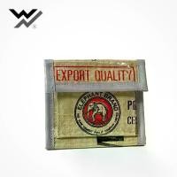 ราคา Wenique กระเป๋าสตางค์พับ พรีเมียม อัปไซเคิลจากถุงกระสอบ เคลือบพลาสติกกันน้ำ งาน Handmade ไทย ลายยูนีคไม่ซ้ำใบ มีช่องใส่บัตรเยอะ พร้อมช่องใส (1729924140365351240)