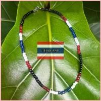 ราคา (อุดหนุนงานไทย) ทีมชาติไทย กีฬา สร้อยคอลูกปัด สร้อยคอ สร้อย สร้อยลายธงชาติไทย สร้อยธงชาติไทย เครื่องประดับ แฮนด์เมด ไทย คําแนะนําผลิตภัณฑ์ใหม่ของเดือนนี้ (1735078628237084521)