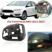 ราคา CAPQX พร้อมรูไฟเสริม สำหรับ Ford Focus MK3 ปี 2012 และ 2017 กรอบกระจกมองข้างด้านหลัง ฝาครอบเลนส์กระจกมองข้างหลัง ชิ้นส่วนรถยนต์ ตกแต่งรถ (1735336719477475170)