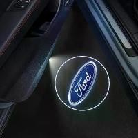 ราคา ไฟกลางคืน โลโก้โปรเจคเตอร์เลเซอร์ ยินดีต้อนรับ ที่ประตูรถ ไร้สาย สำหรับ Ford Focus Fiesta EcoSport ESCORT Ranger Fusion Mondeo (1 ชิ้น / 2 ชิ้น) (1734491834251969967)