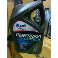 ราคา 【tiktok】 Car Engine Oil, Gasoline, Gas or Dual System, Ptt Ptt Performa Gastech 15W/40, Size 4 Liters. (1735288271416427813)