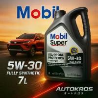 ราคา Mobil น้ำมันเครื่อง โมบิล ดีเซล Super 3000 Diesel SAE 5W-30 สังเคราะห์แท้ 100% ขนาด 7 ลิตร 10,000 กม (1734788404071991200)