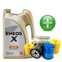 ราคา ✮กรองน้ำมันเครื่อง+Eneos 5W-30 น้ำมันเครื่อง เบนซิน สังเคราะห์แท้100% SUPER FULLY SYN ขนาด 4ลิตร✶ (1733715536972776853)