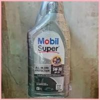 ราคา สปอตสินค้า น้ำมันเครื่อง Mobil super 5W-30, 5W-40 เบนซินสังเคราะห์แท้ 1 ลิตร (1733370692371645757)