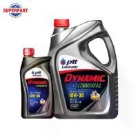 ราคา น้ำมันเครื่อง PTT DYN COMMONRAIL 10W30(6L) แถม1L (1734652766948525314)