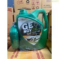 ราคา okml00 COD **ชุด 5 ลิตร ** น้ำมันเครื่อง เบนซินใช้แก๊ส บางจาก GE NGV 15w-40 ขนาด 4 ลิตร + 1 ลิตร (1732799222063859405)