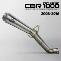 ราคา สำหรับ Honda CBR1000RR/CBR1000 RR ปี 2008–2016 ท่อ slip-on แบบเส้น สไตล์แข่ง สำหรับรถจักรยานยนต์ ต่อท่อกลาง พร้อมเชื่อมต่อกับท่อไอเสีย ARROW และตัวลดเสียงรบกวน (DB killer) (1734981587049547409)