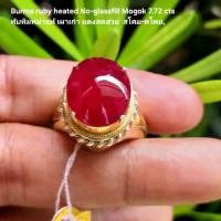 ราคา ทับทิมพม่าแท้ แดงเนื้อแก้ว สีสดสวย 7.72 cts Burma ruby heated No-glassfill (1734781768327005884)