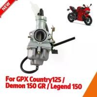 ราคา เหมาะสำหรับ GPX Country125 / Demon 150 GR Legend ชุดคาร์บูเรเตอร์มอเตอร์ไซค์พร้อมสายไฟ (1735104929907705447)