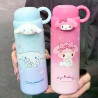 ราคา สินค้าขายดี ขนาด 460 มล.: แก้วน้ำ Sanrio My Melody สไตล์คาวาอี้, แก้วเก็บความร้อน Cinnamoroll, แก้วน้ำการ์ตูน Hello Kitty, ขวดน้ำแบบเก็บอุณหภูมิ เหมาะเป็นของขวัญสำหรับเด็ก (1735208191069488770)