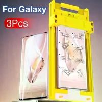 ราคา 【Zi】 3Pcs For Samsung Galaxy S25 S23 Ultra S24 S22 S21 Note 20 Screen Protector No Dust Positioning With Kit, Not Tempered Glass (1735547908184639083)