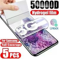 ราคา ฟิล์มไฮโดรเจล 5 ชิ้นสำหรับ Samsung Galaxy S20 S22 S21 Ultra S10 S9 S8 Plus FE ฟิล์มกันรอยหน้าจอสำหรับ Samsung Note 20 10 9 8 Plus S23U (1734417148860990881)