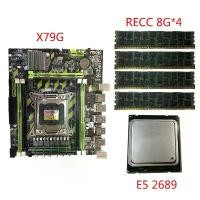 ราคา ชุดเมนบอร์ด VBIO-X79G พร้อมคอมโบ LGA2011 Xeon E5 2689 CPU 4 ชิ้น x 8GB = หน่วยความจำ 32GB DDR3 RAM หม้อน้ำ 1600Mhz (1729847365212605407)