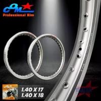 ราคา ☞ล้อ COM 1.40 X 17 + 1.40 X 18 ล้อคอม แพ็คคู่ ขอบเรียบ ขนาด 1.40 ขอบ 17 และ ขอบ 18 ของแท้ 1 คู่ วงล้ออลูมิเนียม▲ (1735117286876218738)