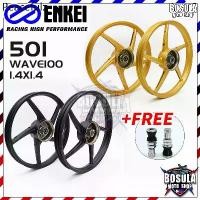ราคา ล้อรถจักรยานยนต์ ล้อแม็ก Honda WAVE100/DREAM100/SUPER Dream 100 1.40 - 1.40 x 17 ล้อแม็กขอบ17 พร้อมลูกปืน (1734848954622052026)